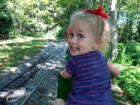 19 Lorna Haeber's other granddaughter 4 year Maya, who at one point got to drive the train thanks to Engineer Joe.