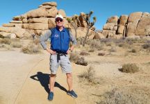 Posted March 12: Bill Nevison on a recent hike in  Joshua Tree national park. 