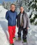 Bob Nixon pulled Peter Layton away from his thriving screenwriting carreer to go snowshoeing at Hollyburn mountain. One of Peter's scripts goes into production shortly.