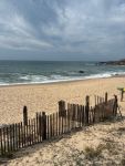 But the weather is not always hot and sunny. We head north along the Portuguese Atlantic coast, both beaches and rocky shores.