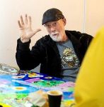 Dan Philips last art show, before starting the 2nd book. See https://www.danphilips-art.com/