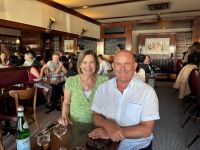 Lesley Pritchard and Mark Lawrence just celebrated their 33rd wedding anniversary at their favourite French bistro, Les Faux Bourgeois, in Vancouver.