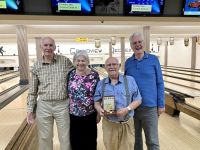 Oct.8 CBC/SRC Association Bowling.  The Bingo Game winning team - Neil Gillon, Lynn Gillon, Alex Kerr, Michael Taylor-Noonan.