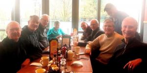 Ricky's breakfast Jan 9 2026 John Henderson, Georges Laszuk, Michael Taylor-Noonan, Peggy Oldfield, Rod Mundy, Lawrence Wright, Joe Holman, Alan Stewart, Alan Waterman.