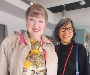 Peggy Oldfield & Ramona Mar at the Eliot Quartet concert at the North Delta Centre for the Arts on September 30 